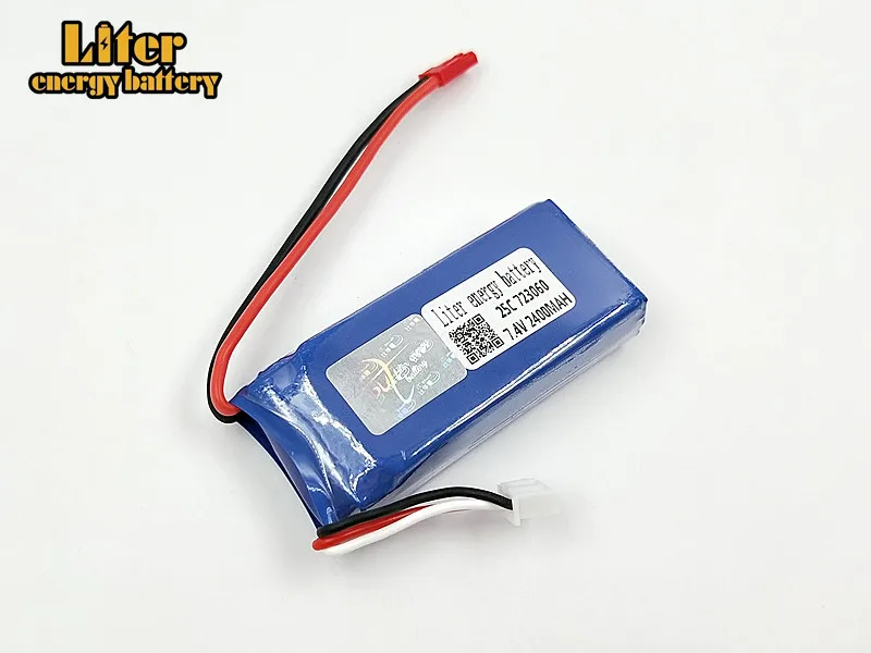 7.4v 2400mah Lipo Battery For Wltoys V262 V333 V353b V666