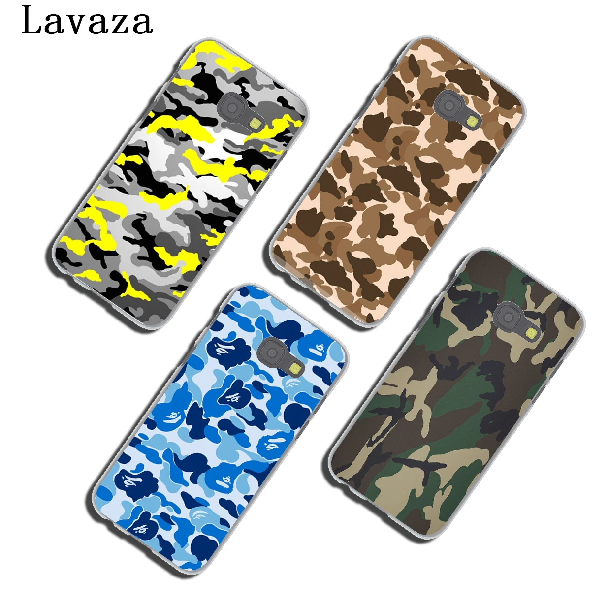 Lavaza Камуфляжный военный армейский чехол для Samsung Galaxy Note 10 9 8 A9 A8 A7 A6 Plus 2018 A3 A5 2017 2016