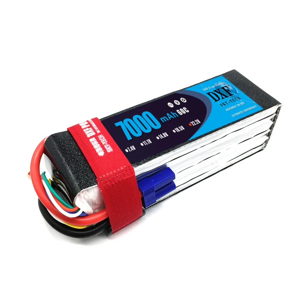 DXF 22,2 V 7000 mAh 6 S Lipo Battery60C Max120C для RC самолета вертолета квадрокоптера Акку Автомобиль Грузовик Лодка RC Дрон