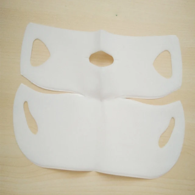 4D двойная компактная Вешалка наушники подтягивающий и укрепляющий кожу лица маска Волшебная v-образная маска для лица - Цвет: as picture shows