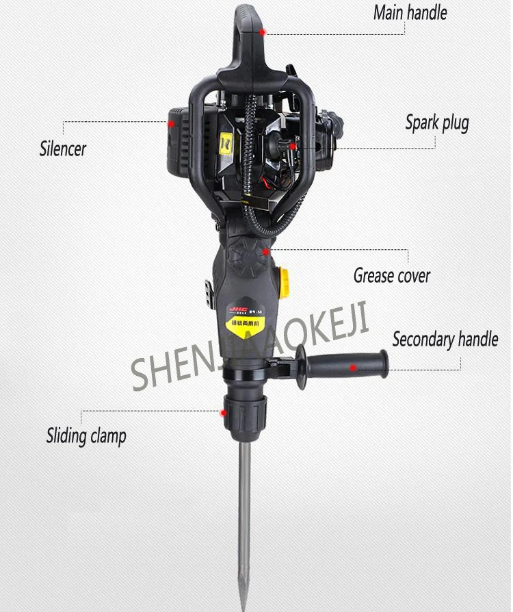 Двойная функция Бензин Мощность молоток и выбрать бензина бурения 400r/мин бензин молоток и забрать машину 1 шт