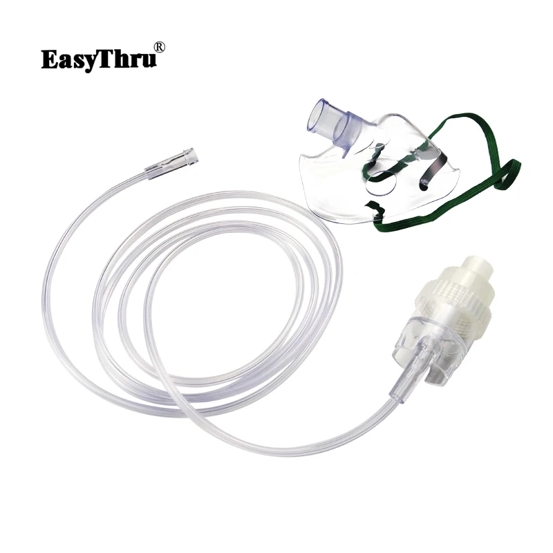 

Nebulization Kit Including Cup Mask 2m Length Tubing Nebulizer Kit for Medical Home Use Oxygen Concentrator Nebulizer 1pcs
