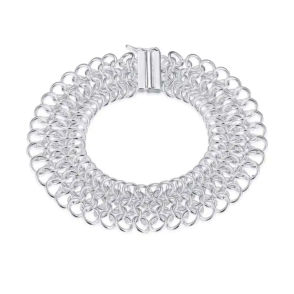 Buy hot sell silver plated jewelry bracelet fine