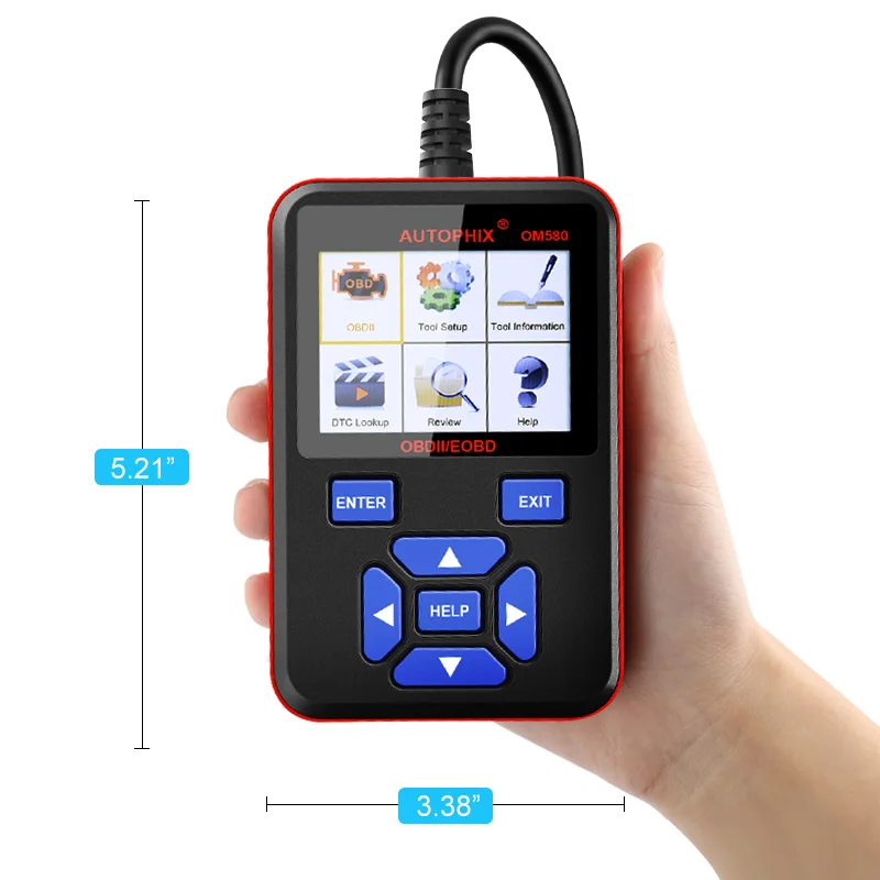 Autophix OM580 OBD2 авто дизельный диагностический сканер инструмент автомобильный EOBD EVAP
