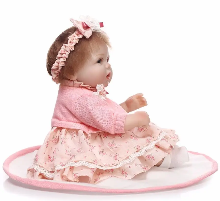 Unidoll baby reborn 16in vynil Реалистичная кукла reborn реалистичные детские вечерние летние bebe reborn vinil силиконовые