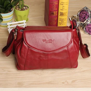 

Genuine Leather Crossbody Bags for Women Messenger Bags Fashion Ladies Shopping Travel Shoulder Bags Female Handbags 2018 New