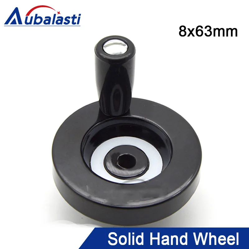 

solid hand wheel 63mm Aluminum alloy thickened reinforced Hand crank machine handwheel