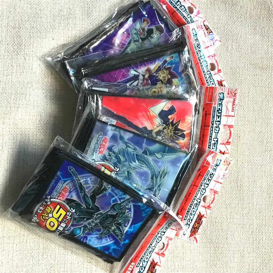 100pcs/lot 63x90mm board games anime image card sleeves for