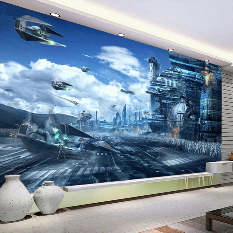 Star Wars Wall Murals popular star wars 3d wall murals wallpaper-buy cheap star wars 3d Star Wars Wall Murals popular star wars 3d wall murals wallpaper-buy cheap star wars 3d