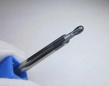 

5PCS radius 1.5 HRC45 R1.5 2 flutes Tungsten Carbide Ball Nose End Mill CNC machine milling cutting 45HRC DIA 3MM Wholesale