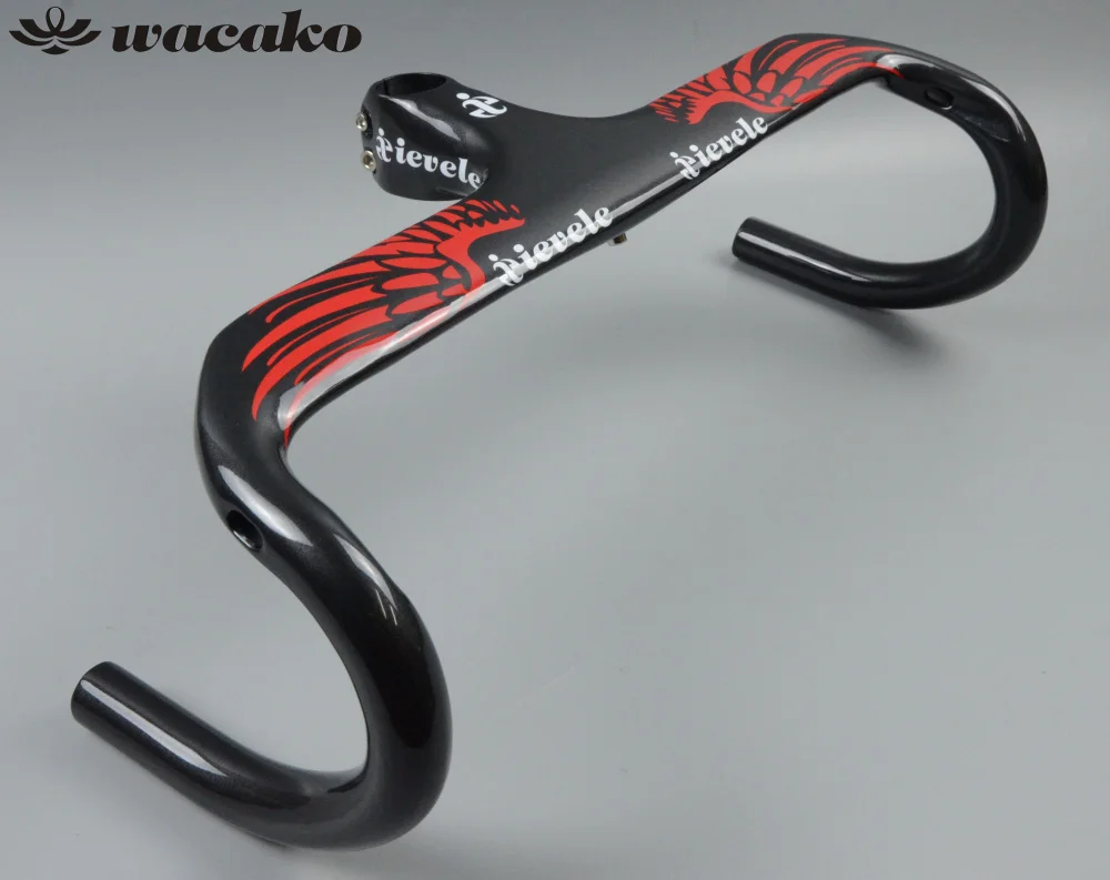 ievele Full Carbon fibre Integrated Road Bicycle Handlebar Cycling Bike