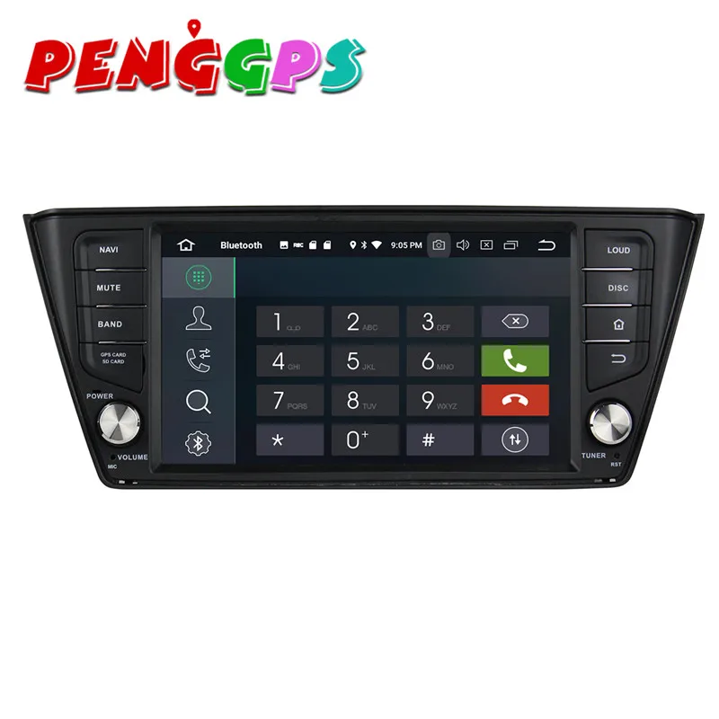 Android 8 0 7 1 автомобильный dvd плеер комплект с gps навигатором для VW Skoda Fabia 2015 2016 2017