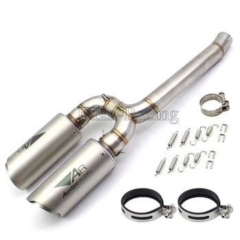 

FZ-6N FZ-6S Exhaust System Slip On AR Austin Racing Exhaust Pipe Muffler escape Moto for Yamaha FZ6 S2 FAZER FZ6N FZ6S 2004-2010