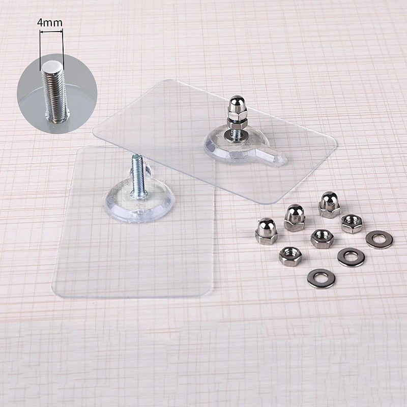 2pcs/lot Self Adhesive No Drilling No Trace Hanging Nails Heavy Duty