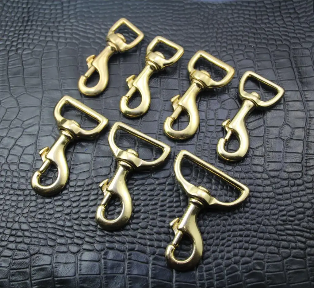 1.8cm pure copper delicate brass snap hook for handbags diy and craft