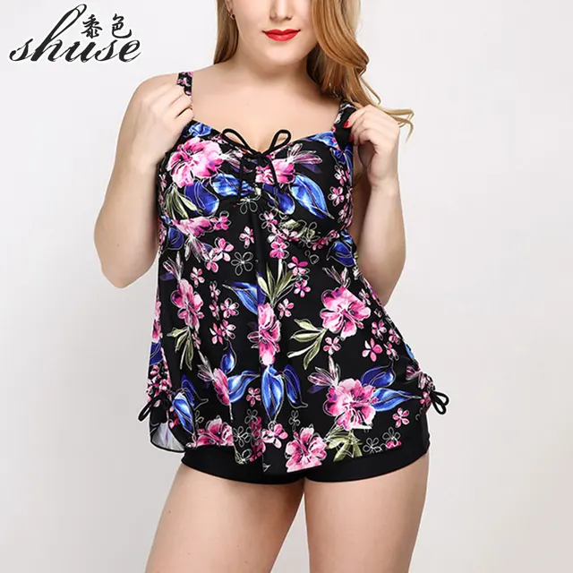 New Summer Swim Dress Swimsuit Big Cup Sexy Women Swimwear Plus Size