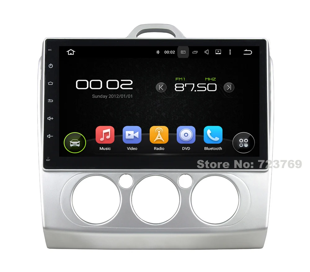 Discount 10.1 inch Touch Screen Android 5.1.1 Car GPS Navigatior Audio Video Auto Radio for Ford Focus 2007-2011 (Manual Air-conditioner) 14
