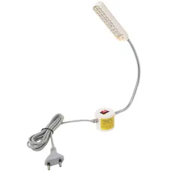 30 светодиодный светильники для швейной машинки рабочих лампа на гибкой ножке с магнитной база EU/US Plug LS'D инструмент