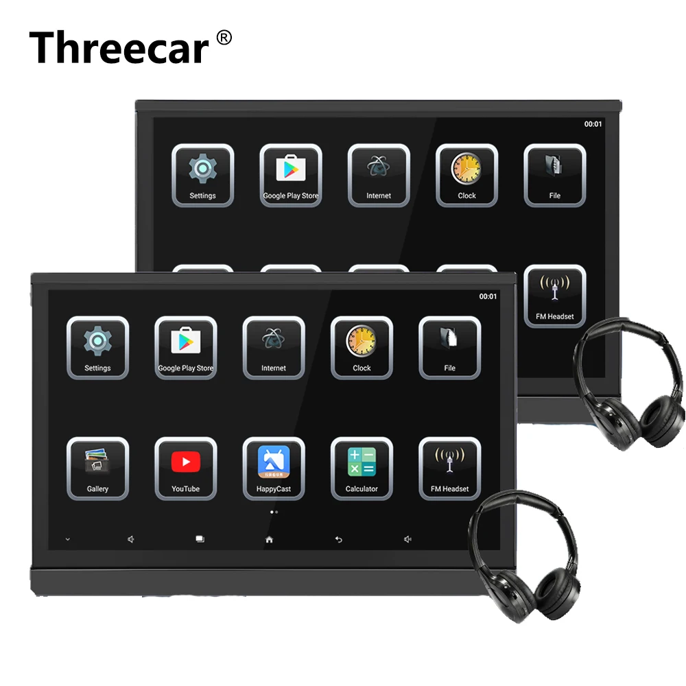 

12.5 inch Android 6.0 Tablet IPS Touch Screen Car Headrest Monitor 1080P Video With WIFI/HDMI/USB/SD/Bluetooth/FM/Airplay