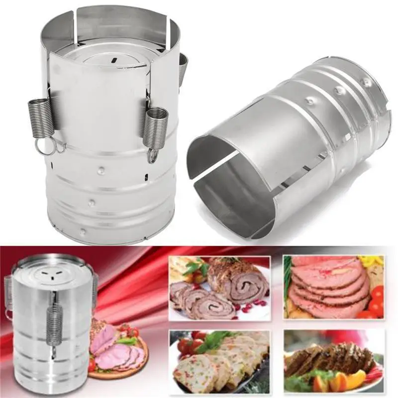 

3 Layer Stainless Steel Hamburger Making Tools For DIY Ham Press Maker Of Cooked Ham Kitchen Accessory