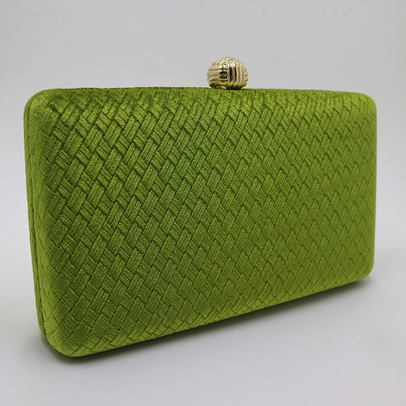 navy blue suede clutch