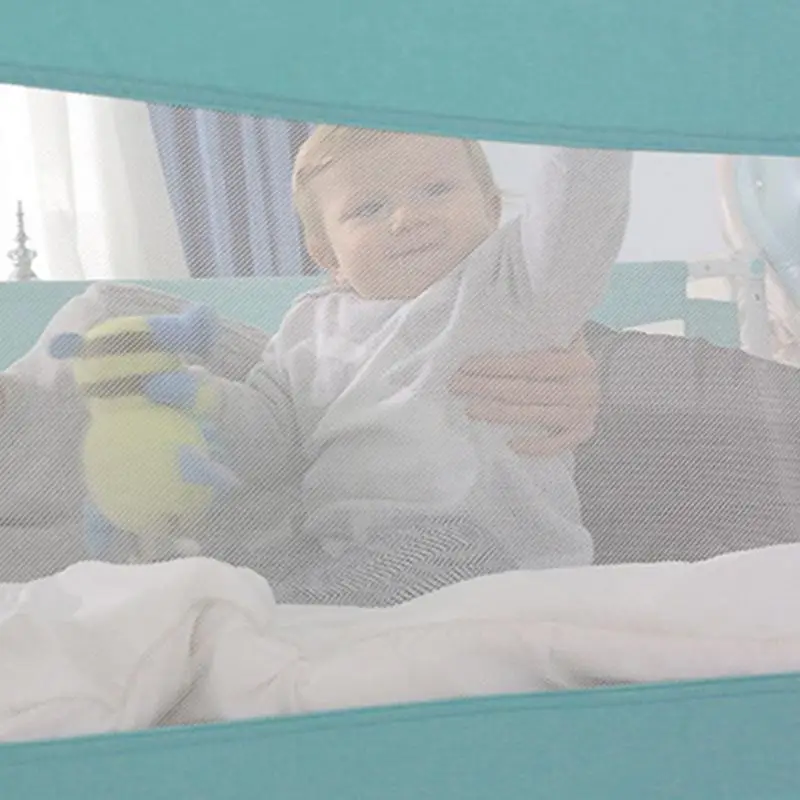Baby Bed Playpen Safety Gate Protection For Child Heighten Crib Rails Guard Pure Steel Vertical Lift Bed Fence