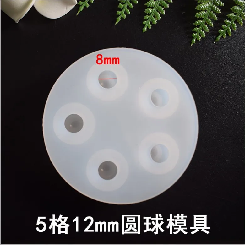 

Transparent Silicone Mould Resin Decorative Craft DIY 12mm Stereo spheric universe ball Type epoxy resin molds for jewelry