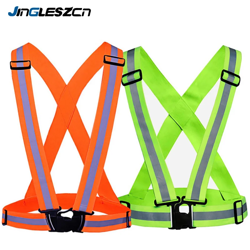 Hot 360 Degrees High Visibility Safety Vest Reflective Belt Outdoor