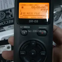 Оригинальная Горячая TASCAM dr-05 цифровая записывающая ручка Профессиональный диктофон dr05 Черный