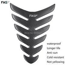 FASP 5D Profissional de fibra de carbono corrida de tanque de combustível Da Motocicleta pad Decalque Adesivo para Benelli Triumph KTM Yamaha Kawasaki Bajaj