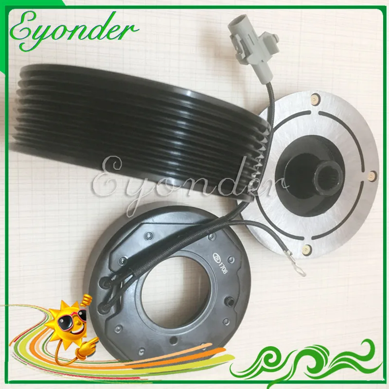 Auto AC A/C Air Compressor Pump Clutch Assembly Pulley PV8 7SBU17C for BMW 5 Series F18 F10 F11