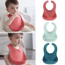 Детский нагрудник для кормления силиконовый Детский водонепроницаемый слюнявчик полотенце фартуки с рисунком