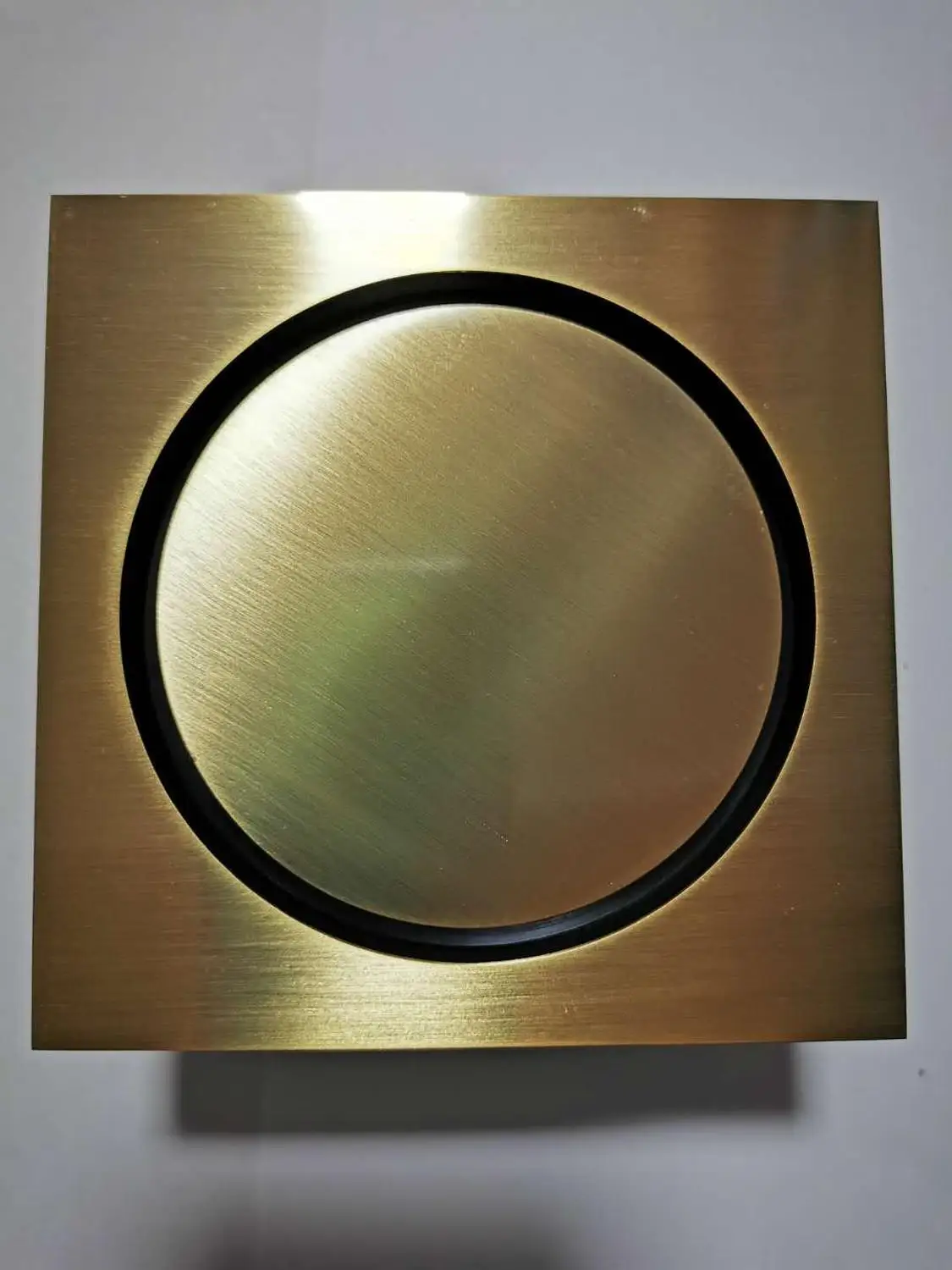

100*100mm 4 inch solid brass antique bronze bathroom floor drain shower room drainer Top quality