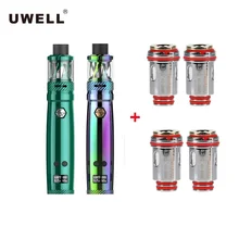 Uwell Nunchaku комплект и 5 мл танк распылитель uwell nunchako катушка электронная сигарета большое облако 80 Вт низкая мощность Vape танк