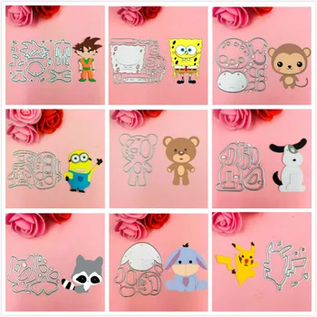 

Mickey Minnie Bow Ear boy die cutting dies scrapbooking embossing folder suit for sizzix fustella big shot cutting machine