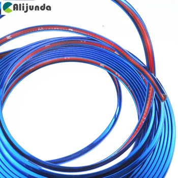 

8 Meter plating decorative strip Wheel hub protection/Grille/body decoration sticker for Mazda 2 3 5 6 CX5 CX7 CX9 Atenza Axela