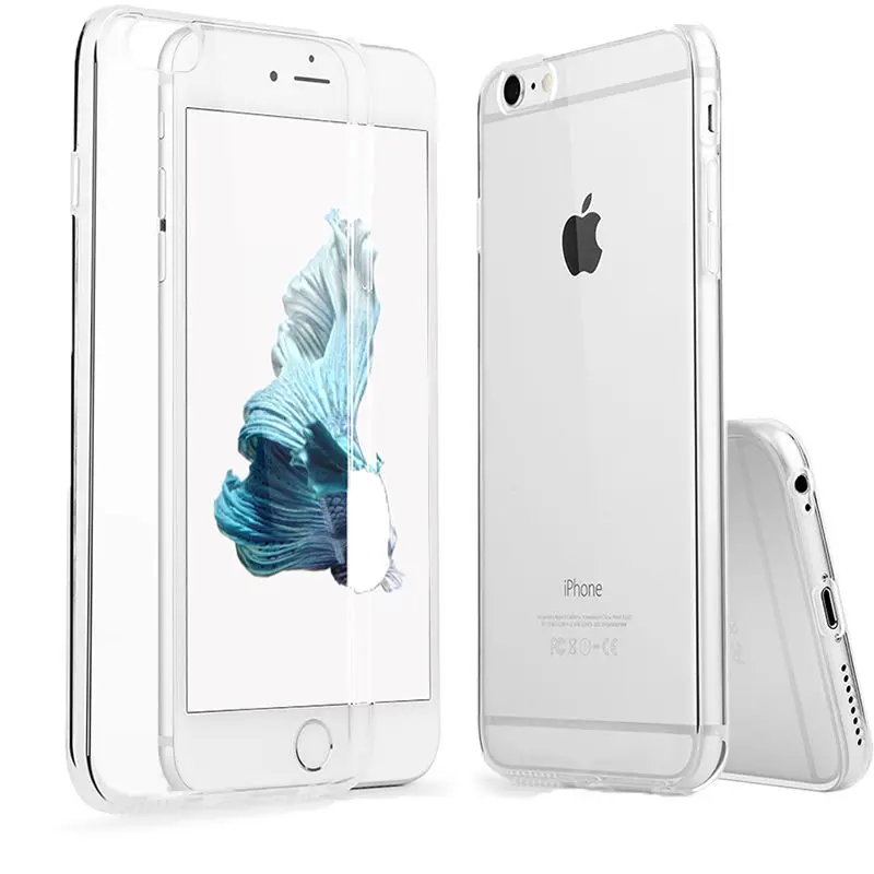 Прозрачный чехол для iPhone X 6 6s 8 7 Plus XS MAX XR силиконовый мягкий из ТПУ прозрачный 5