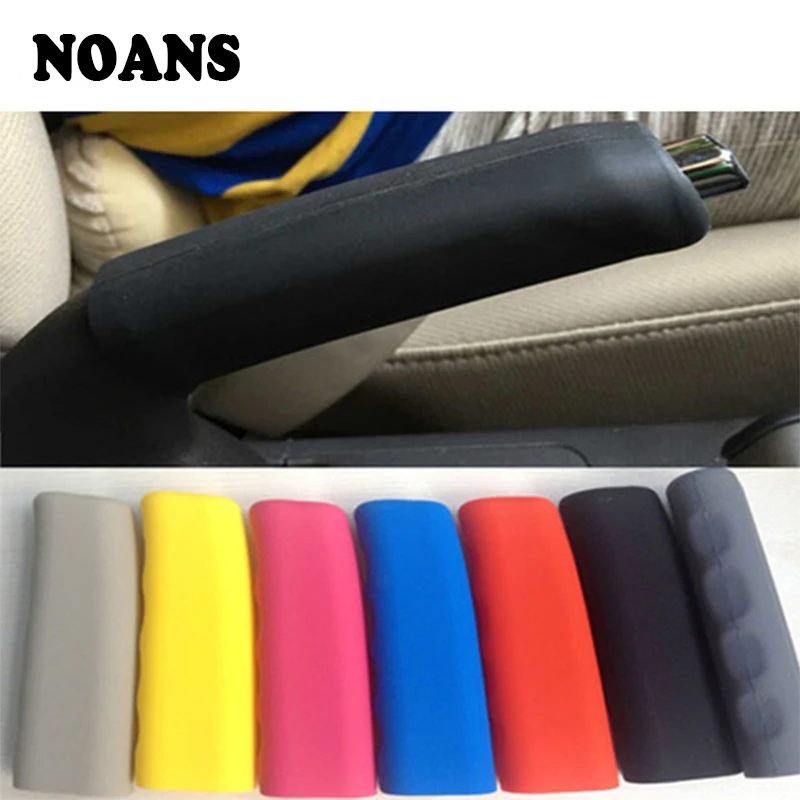

NOANS Silicone Car Handbrake Hand Brake Grips Covers For Citroen Opel Astra h g j insignia vectra c Jeep Renegade wrangler grand