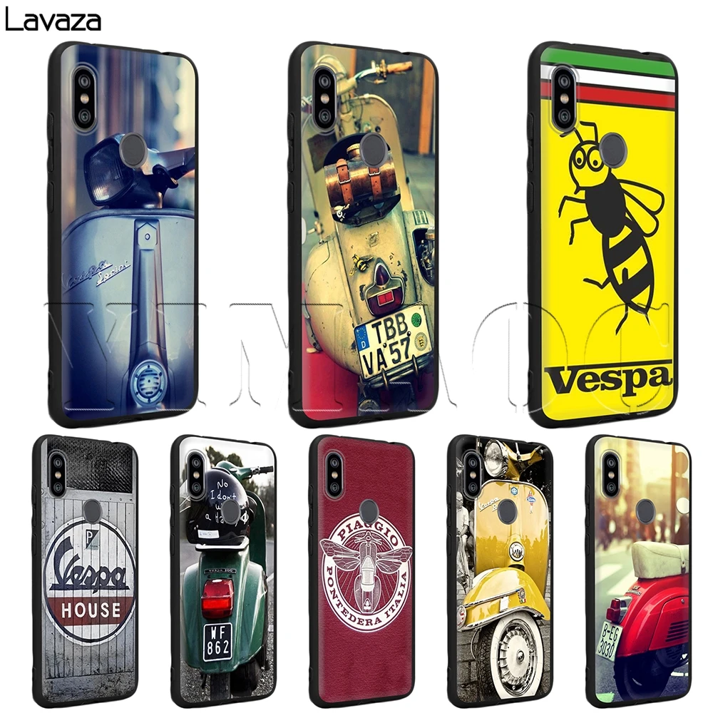 

Lavaza Vespa Scooter Case for Xiaomi Redmi Note 4A 4X 5 5A 6 6A 7 S2 Pro Go Prime Plus