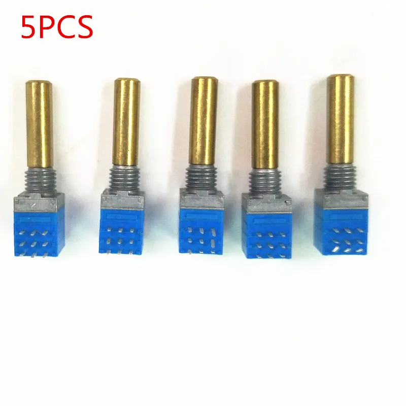 

5PCS for KENWOOD TK3207/3207G/3217 frequency modulation switch channel switch 9 foot position switch potentiometer