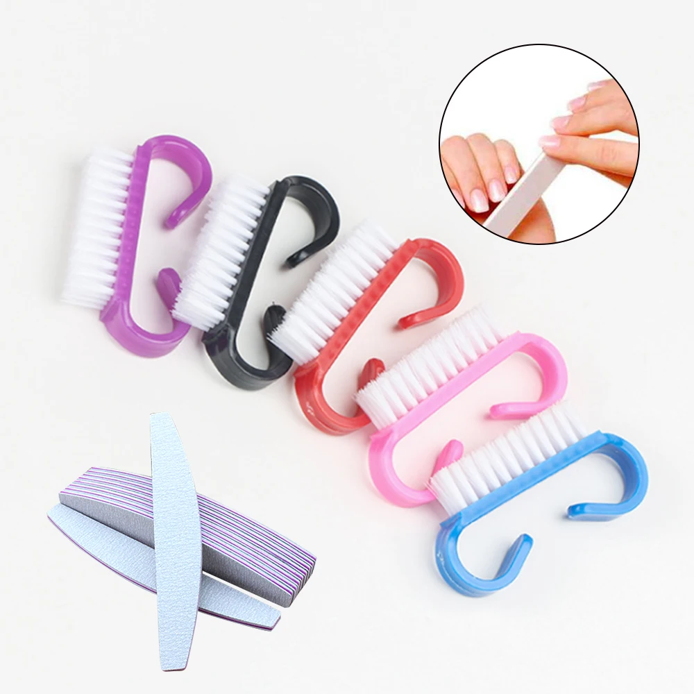 

30/50pcs Nail Dust Brush Nail Files Set Soft Nail Dust Cleaner Tool Nail Art Manicure Pedicure Remove Dust Clear Tools