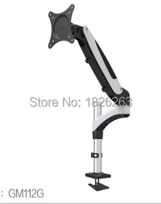 

GM112G 360 Degree Gas Spring Full Motion Grommet Mounting TV Mount Flexible 15-27" LCD LED Monitor Holder Arm Loading 0-8kgs