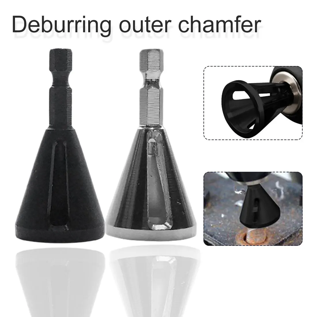  Stainless Steel Deburring External Chamfer Tool Drill Bit Remove Burr Accessories Hand Tools Woodwo
