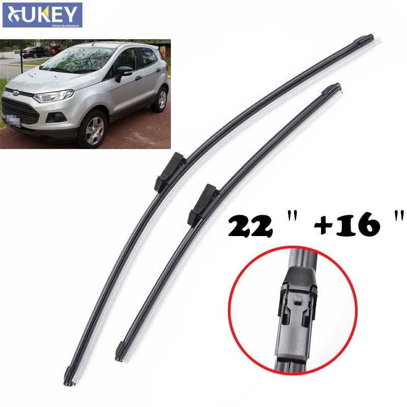 XUKEY escobillas de limpiaparabrisas de goma Natural, limpiaparabrisas de ventana delantera Ford Ecosport 2014, 2015, 22 ", 16"|wiper blade|windscreen wiper bladewindshield wiper - AliExpress