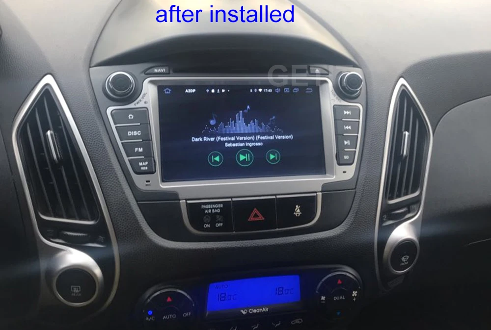 Flash Deal DSP 64G PX6 Android 9 Car DVD Stereo Player Radio GPS for Hyundai IX35 Tucson 2009-2015 with WiFi BT 1