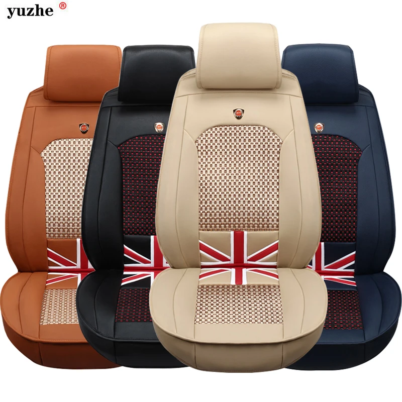 

Yuzhe Brand Universal 5Seats(front+rear)seat cover for TOYOTA Corolla RAV4 Highlander PRADO Yaris Prius Camry leather car seat