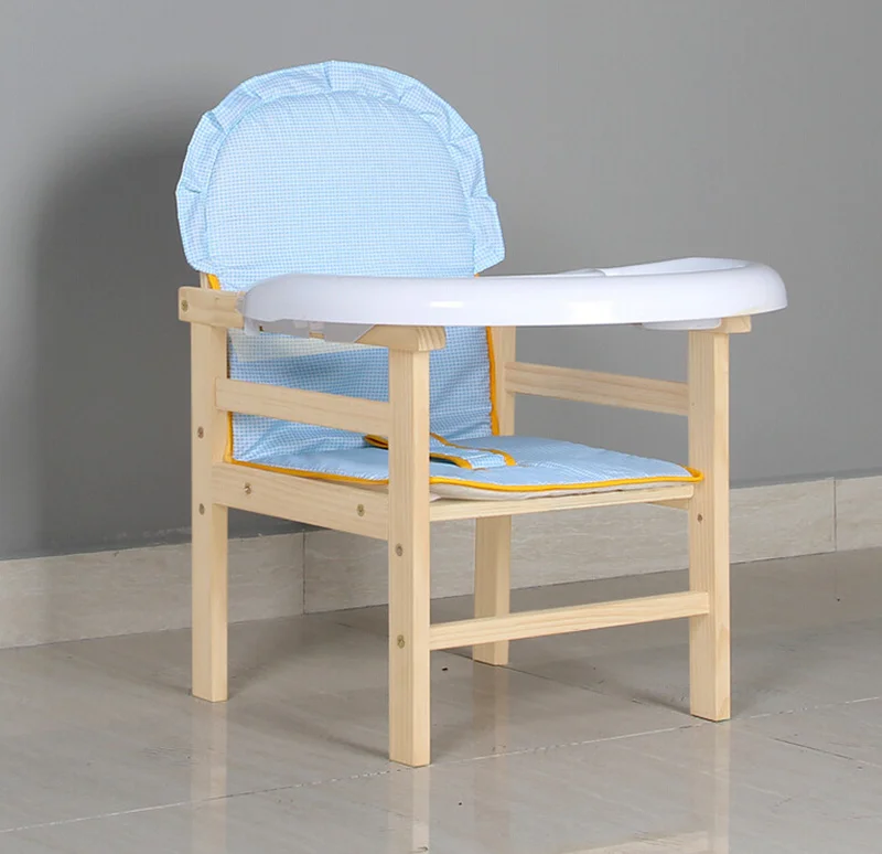 Hot Sale Solid Wood Baby Feeding Chair for Children Kids,Portable Baby Eat Dining Chair Plastic Table,Seggiolone Portatile Baby