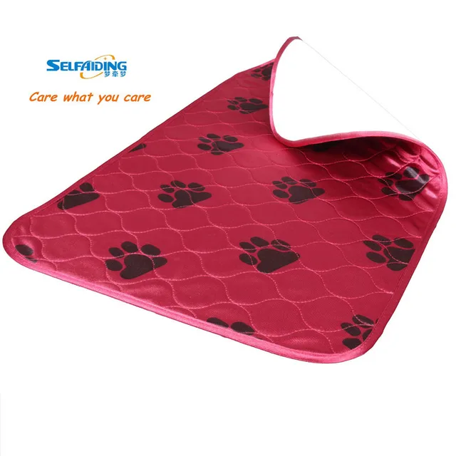 Buy Three Colors of Waterproof Reusable Dog Bed Mats For Dog Urine Pad Puppy