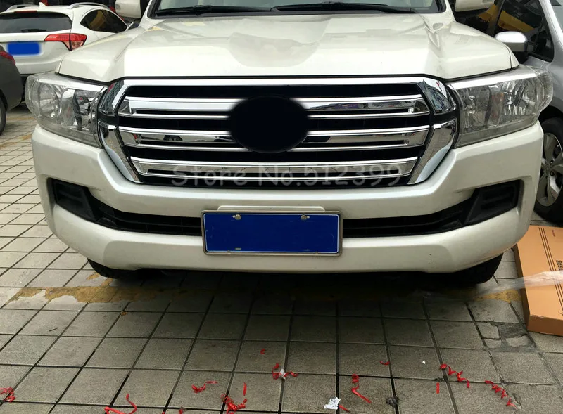 

2016 Front Center Grille Grill Cover Trim For Toyota Land Cruiser LC200