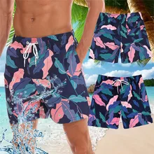 Пляжные шорты для серфинга Для мужчин быстро сохнет Для мужчин Цвет шорты плавательные пляжные шорты цветок шорты для серфинга для плавания костюмы#2p15